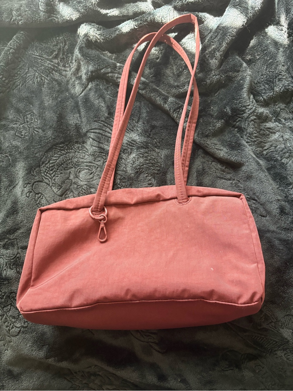 BAGGU Mahogany Bowler Bag